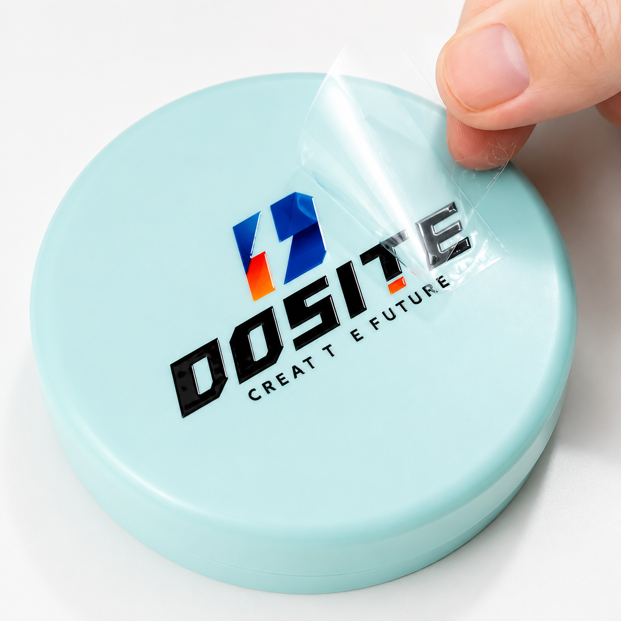 In tem logo UV DTF